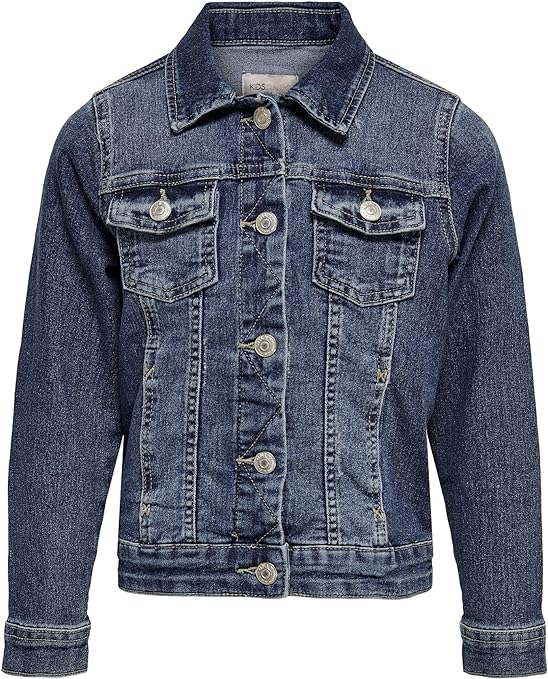 Voici une liste de mots-clés pour le produit "Only Konsara Med Blue DNM Jacket Blouson en Jean Garçon" :  Only, Konsara, Med Blue, DNM Jacket, blouson en jean, garçon, vêtement enfant, veste en jean garçon, veste en denim, blouson en denim, vêtement garço